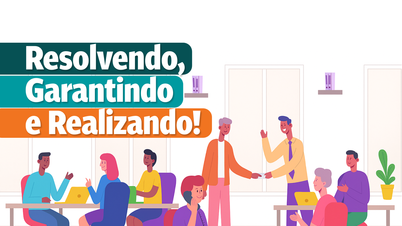 Resolvendo, garantindo e realizando